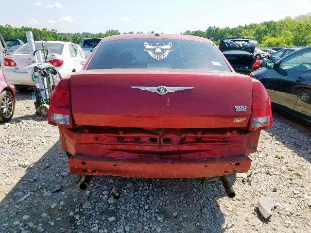 2C3KA53G17H777342 - 2007 CHRYSLER 300 TOURIN RED photo 9