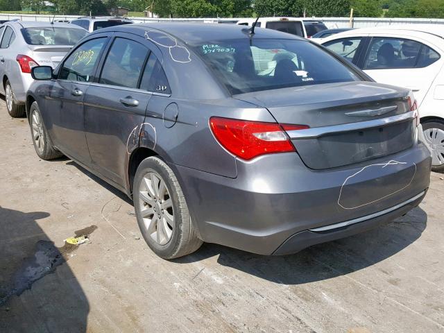 1C3CCBBB8CN283712 - 2012 CHRYSLER 200 TOURIN GRAY photo 3