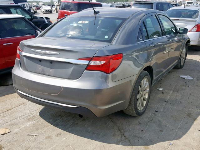 1C3CCBBB8CN283712 - 2012 CHRYSLER 200 TOURIN GRAY photo 4