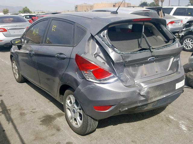 3FADP4EJXEM186808 - 2014 FORD FIESTA SE GRAY photo 3