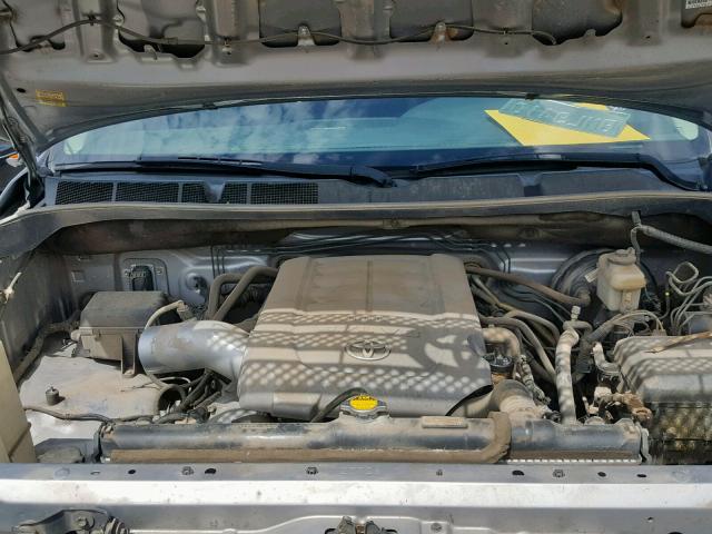 5TFDV54188X058279 - 2008 TOYOTA TUNDRA CRE SILVER photo 7