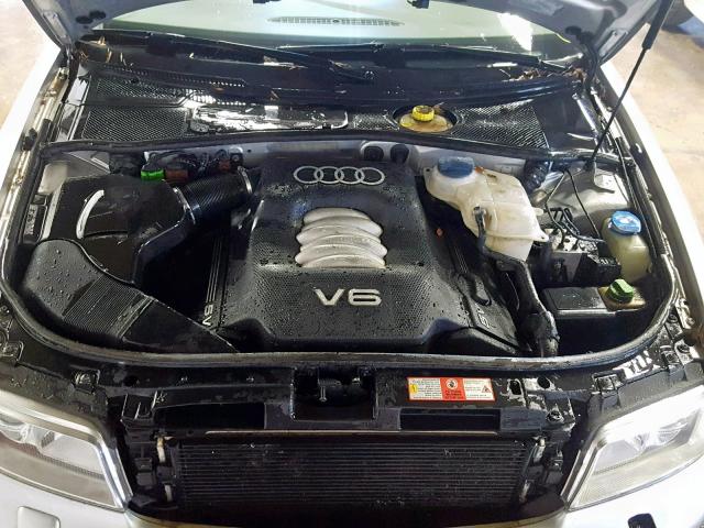 WAUDH68D91A022978 - 2001 AUDI A4 2.8 QUA WHITE photo 7