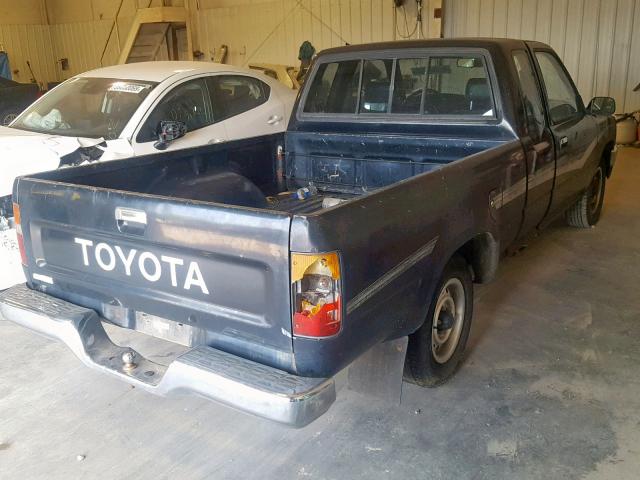 JT4RN93D3L5023002 - 1990 TOYOTA PICKUP 1/2 BLACK photo 4