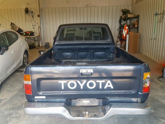 JT4RN93D3L5023002 - 1990 TOYOTA PICKUP 1/2 BLACK photo 6