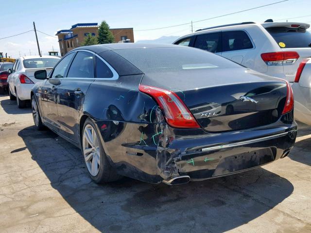 SAJWA2GB6BLV07319 - 2011 JAGUAR XJL BLACK photo 3