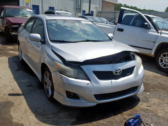 1NXBE40E99Z002232 - 2009 TOYOTA COROLLA XR SILVER photo 1