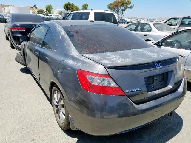 2HGFG12969H515697 - 2009 HONDA CIVIC EXL 灰色 照片 3