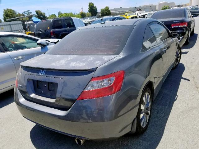 2HGFG12969H515697 - 2009 HONDA CIVIC EXL 灰色 照片 4