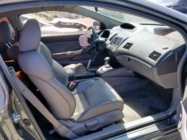 2HGFG12969H515697 - 2009 HONDA CIVIC EXL 灰色 照片 5