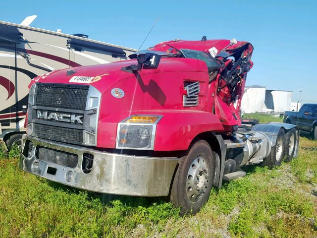 1M1AN4GY3LM007689 - 2020 MACK ANTHEM RED photo 2