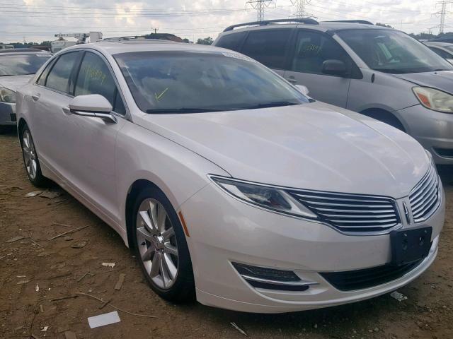 3LN6L2LU8GR610858 - 2016 LINCOLN MKZ HYBRID WHITE photo 1