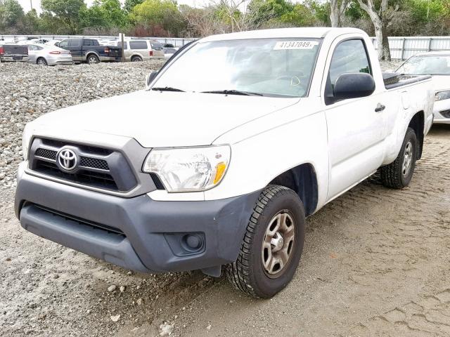 5TFNX4CN5CX016867 - 2012 TOYOTA TACOMA WHITE photo 2