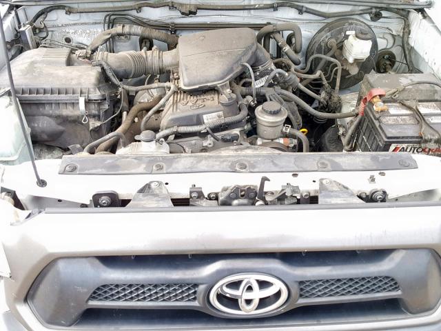 5TFNX4CN5CX016867 - 2012 TOYOTA TACOMA WHITE photo 7