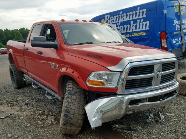 3D7UT2CL6BG593197 - 2011 DODGE RAM 2500 RED photo 1