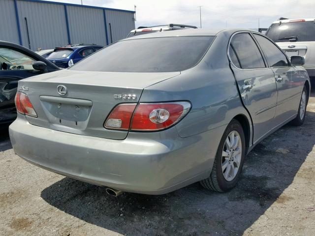 JTHBF30G536007404 - 2003 LEXUS ES 300 GRAY photo 4