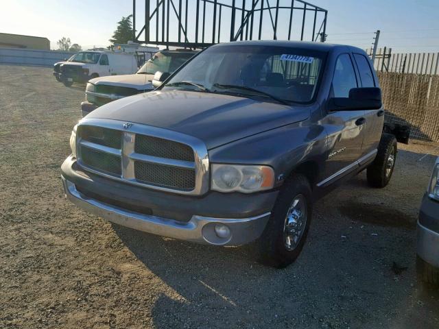 3D7KR28C75G704228 - 2005 DODGE RAM 2500 S ნაცრისფერი ფოტო 2