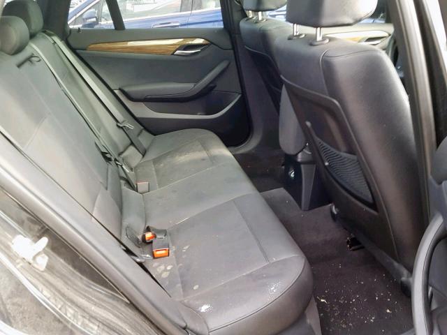 WBAVM5C5XFVV93809 - 2015 BMW X1 XDRIVE3 BLACK photo 6