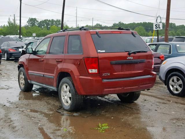 1J8GR48K08C122071 - 2008 JEEP GRAND CHER RED photo 3