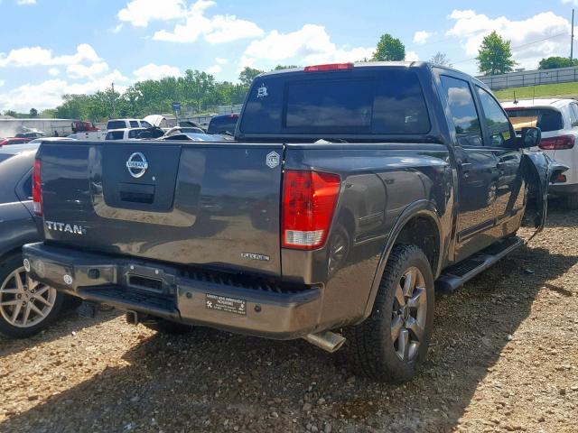 1N6BA0EK3CN304167 - 2012 NISSAN TITAN S BLACK photo 4