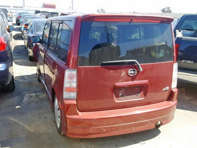 JTLKT324064108108 - 2006 TOYOTA SCION XB 勃艮第红 照片 3