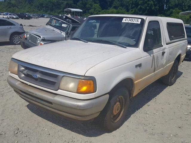 1FTCR10U7TUD72797 - 1996 FORD RANGER WHITE photo 2