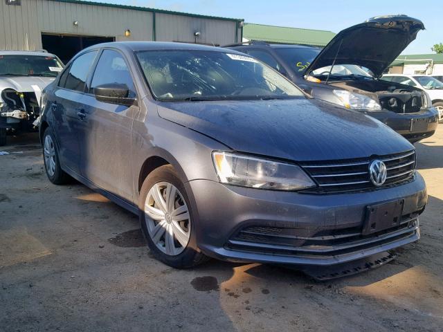 3VWLA7AJXFM323193 - 2015 VOLKSWAGEN JETTA TDI GRAY photo 1