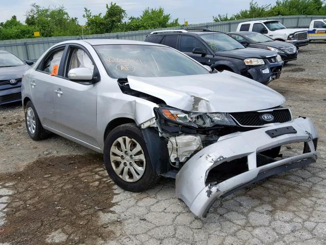 KNAFU4A27A5062809 - 2010 KIA FORTE EX SILVER photo 1