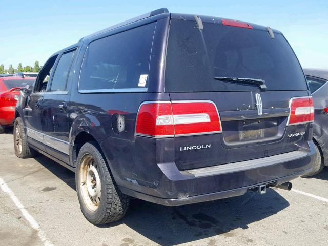 5LMFL28597LJ18837 - 2007 LINCOLN NAVIGATOR PURPLE photo 3