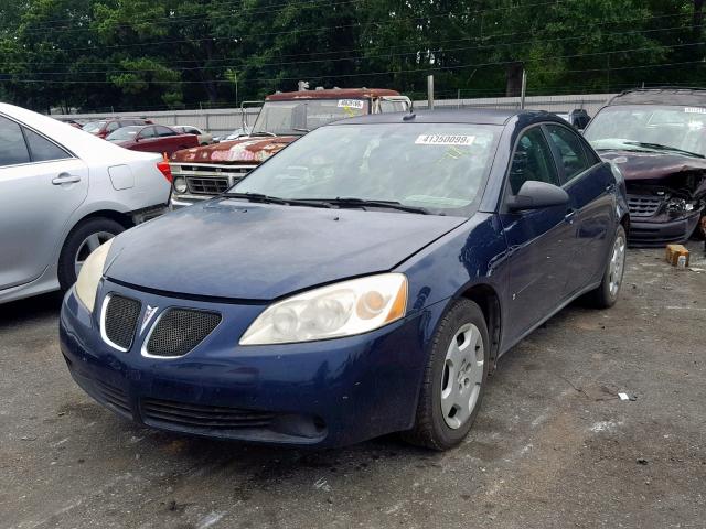 1G2ZF57B984205626 - 2008 PONTIAC G6 VALUE L BLUE photo 2