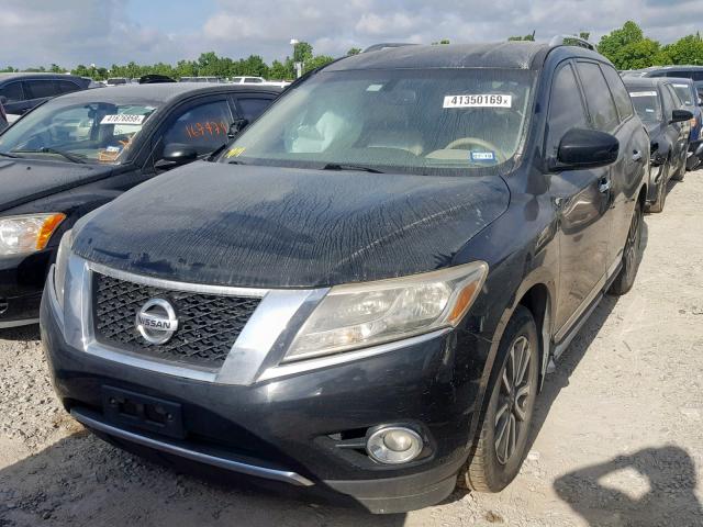 5N1AR2MNXEC686805 - 2014 NISSAN PATHFINDER BLACK photo 2