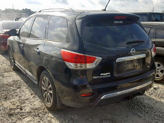 5N1AR2MNXEC686805 - 2014 NISSAN PATHFINDER BLACK photo 3