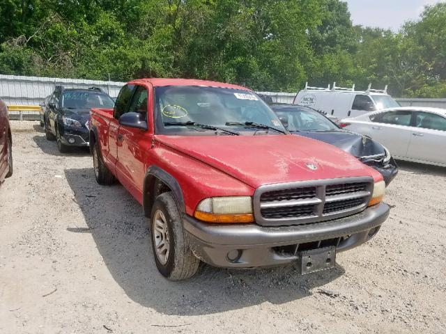 1B7GL12X22S688421 - 2002 DODGE DAKOTA BAS RED photo 1