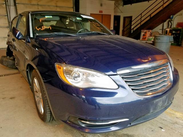 1C3CCBBB1DN584906 - 2013 CHRYSLER 200 TOURIN BLUE photo 1