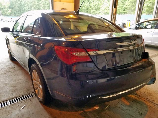 1C3CCBBB1DN584906 - 2013 CHRYSLER 200 TOURIN BLUE photo 3