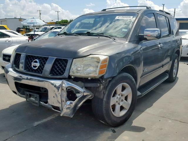 5N1AA08A16N706464 - 2006 NISSAN ARMADA SE GRAY photo 2