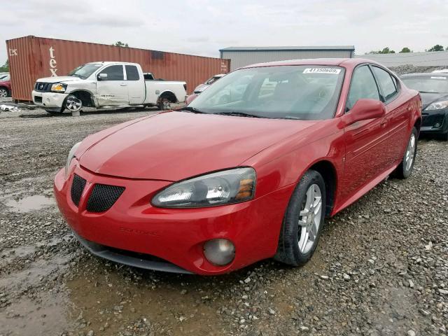 2G2WP552171169458 - 2007 PONTIAC GRAND PRIX RED photo 2