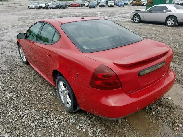 2G2WP552171169458 - 2007 PONTIAC GRAND PRIX RED photo 3