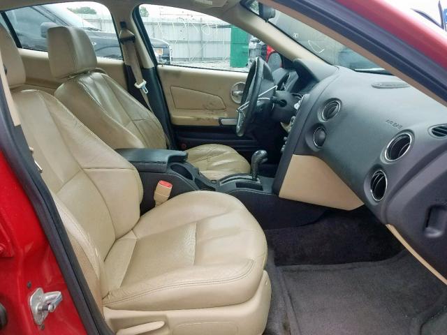 2G2WP552171169458 - 2007 PONTIAC GRAND PRIX RED photo 5