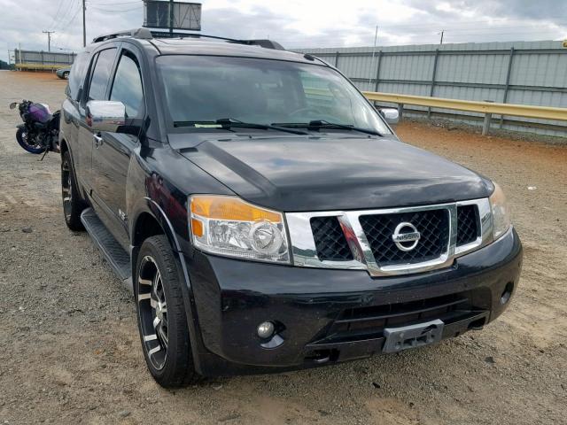 5N1AA08C98N613602 - 2008 NISSAN ARMADA SE BLACK photo 1