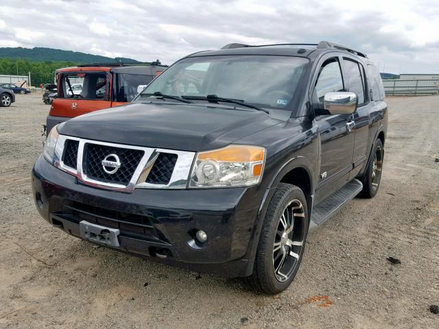 5N1AA08C98N613602 - 2008 NISSAN ARMADA SE BLACK photo 2