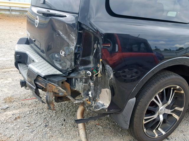 5N1AA08C98N613602 - 2008 NISSAN ARMADA SE BLACK photo 9