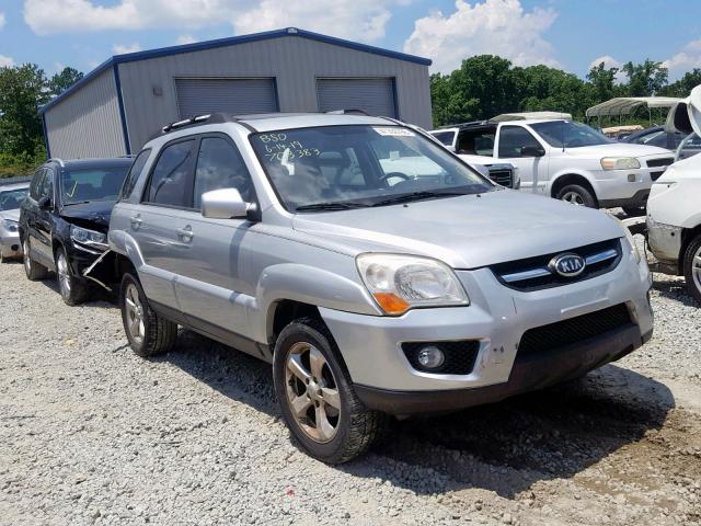 KNDKH3A3XA7703383 - 2010 KIA SPORTAGE E SILVER photo 1