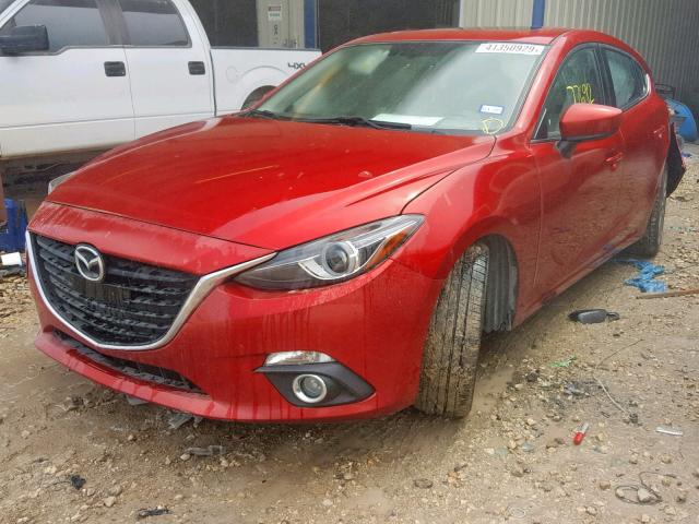 JM1BM1M34F1260069 - 2015 MAZDA 3 GRAND TO RED photo 2