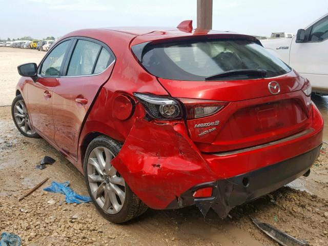 JM1BM1M34F1260069 - 2015 MAZDA 3 GRAND TO RED photo 3