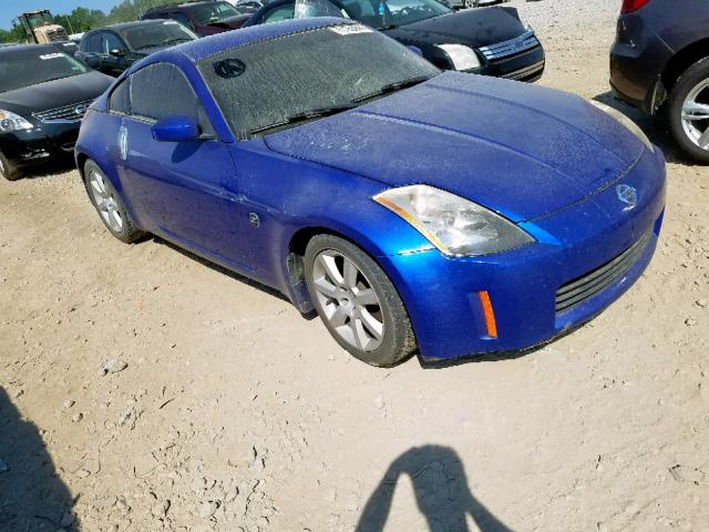 JN1AZ34D93T117591 - 2003 NISSAN 350Z COUPE BLUE photo 1