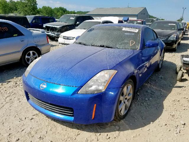 JN1AZ34D93T117591 - 2003 NISSAN 350Z COUPE BLUE photo 2