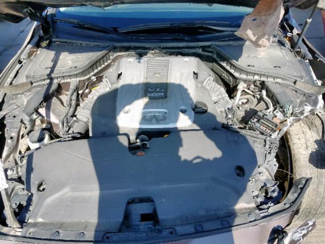 JN1BV7AP0EM675297 - 2014 INFINITI Q50 BASE Marrón foto 7