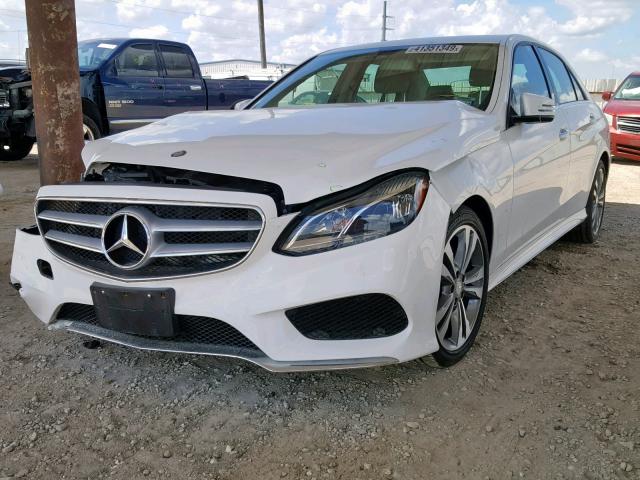 WDDHF5KB6FB130980 - 2015 MERCEDES-BENZ E 350 WHITE photo 2