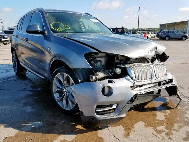 5UXWX7C56F0K34446 - 2015 BMW X3 XDRIVE3 GRAY photo 1