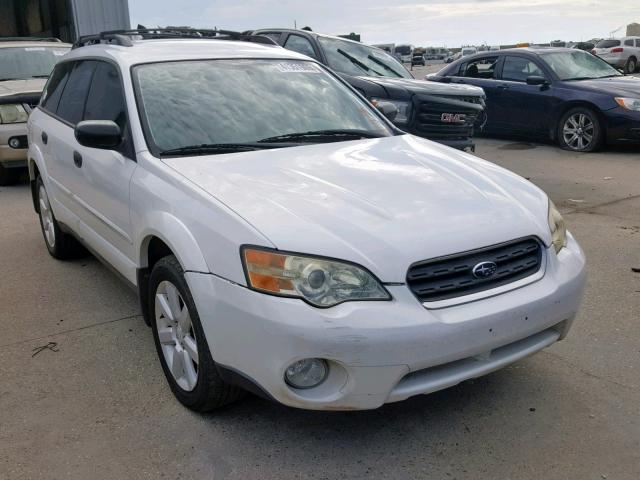 4S4BP61C967319375 - 2006 SUBARU LEGACY OUT WHITE photo 1